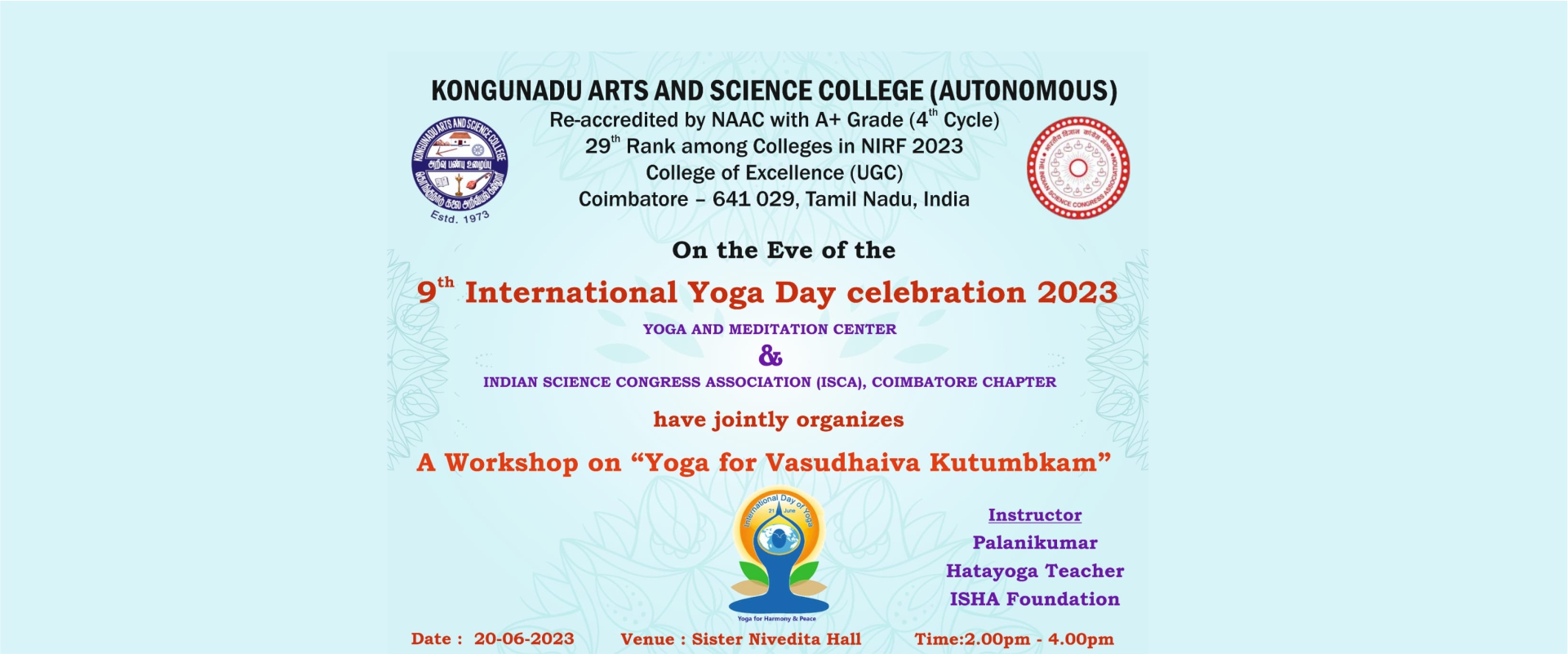 Yoga Day Celebration 2023