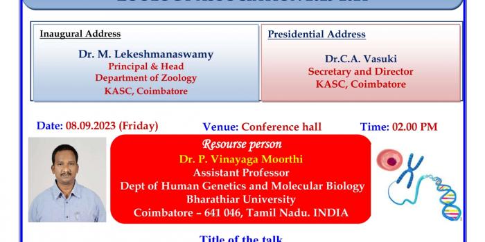 Department of Zoology, Association Meeting, 2023-2024