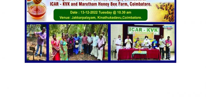 Beekeeping as Integrated farming Practice for sustainable development, ISCA Programme